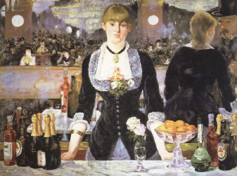 Edouard Manet a bar at the folies bergere Spain oil painting art